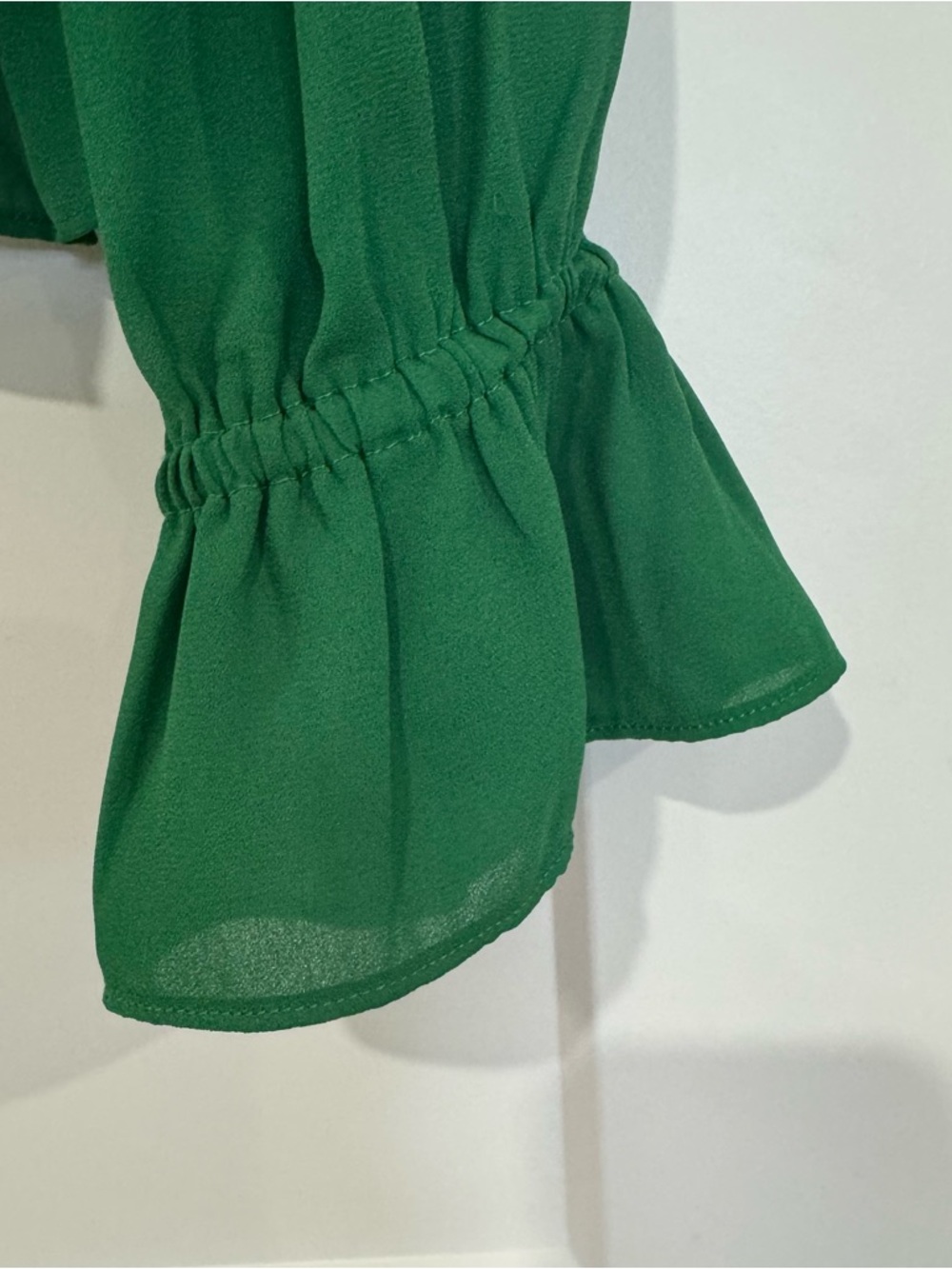 Happy Nature by Kate Hudson Green Ruffle Blouse | Size XL 💚 - Picture 7 of 12